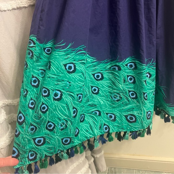 EUC Kate Spade Peacock Dress 6 - Picture 2 of 11